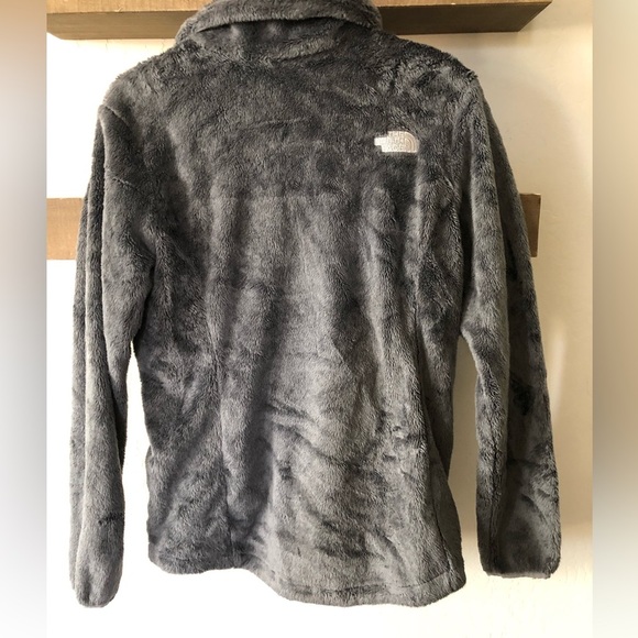 The North Face|Mid grey Osito Jacket,fuzzy Teddy style in charcoal,small logo••• - Picture 7 of 14